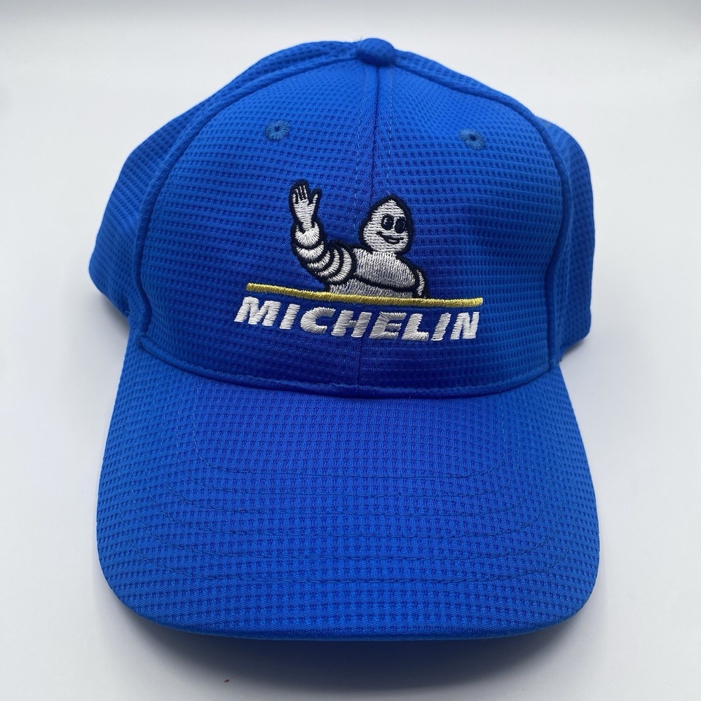 Michelin Man Embroidered Blue Polyester Adjustable Cap by Continental